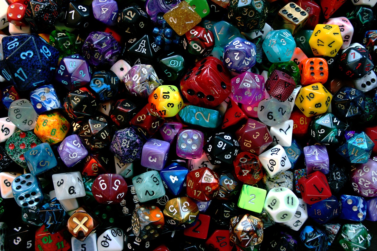 a whole lot of dice